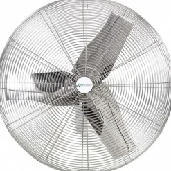 30" Blade, 1/4 hp, 8,800 Max CFM, Single Phase Food Service Non-Oscillating Wall Mounting Fan