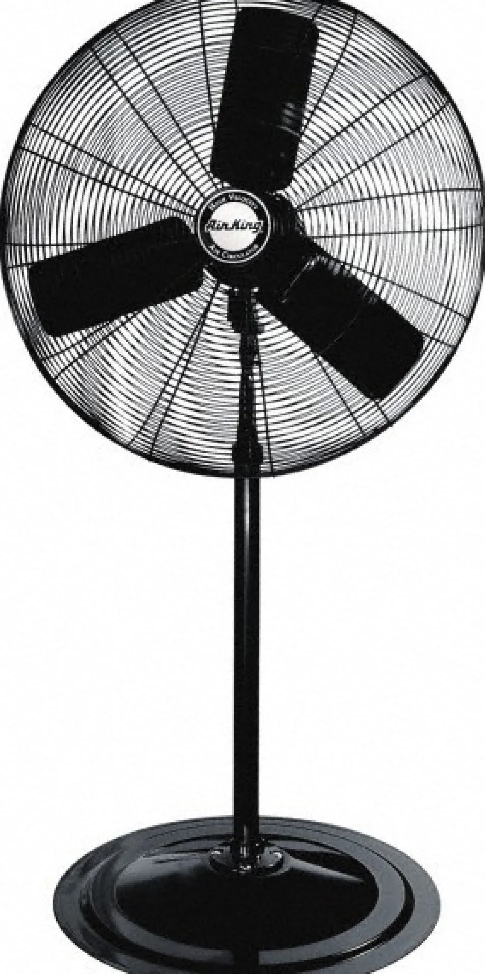 30" Blade, 1/4 hp, 7,400 Max CFM, Single Phase Non-Oscillating Pedestal Fan