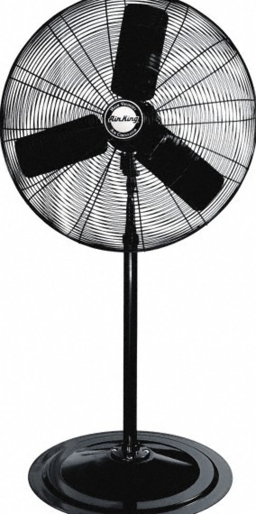 24" Blade, 1/4 hp, 5,130 Max CFM, Single Phase Oscillating Pedestal Fan