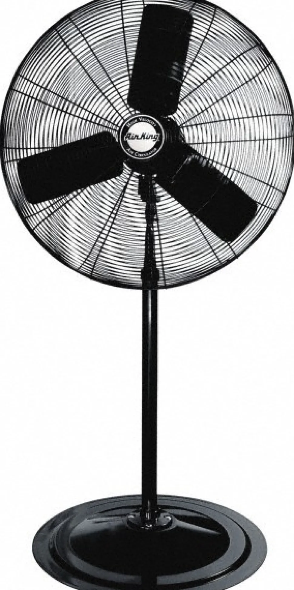 30" Blade, 1/4 hp, 7,400 Max CFM, Single Phase Oscillating Pedestal Fan