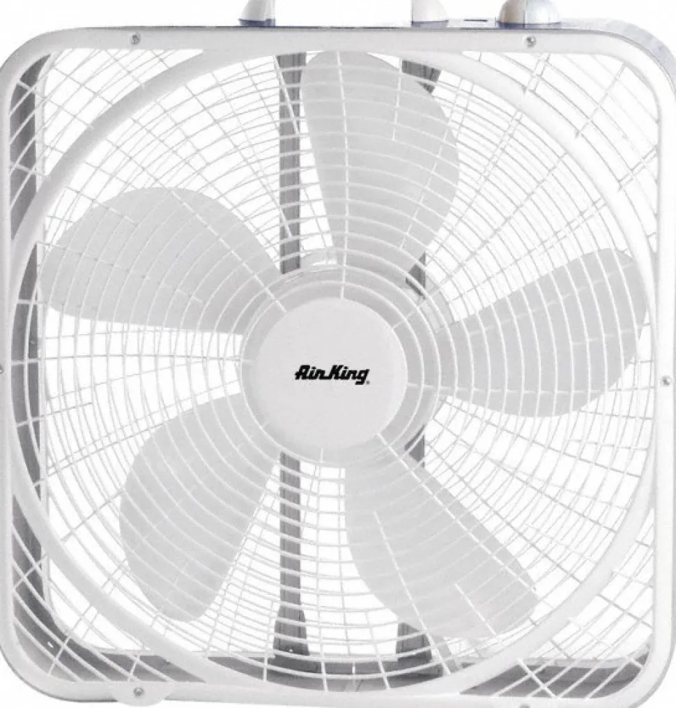 20" Blade, 1/25 hp, 2,163 Maximum CFM, Fixed Box Fan