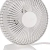 6" Blade, 191 Max CFM, Desk Fan