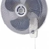 18" Blade, 3,000 Max CFM, Oscilating Wall Fan