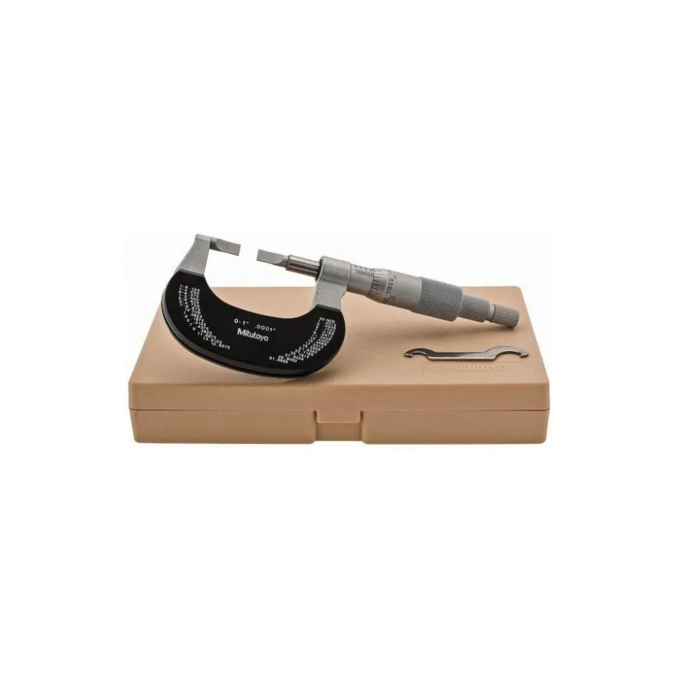 Blade Micrometer: Mechanical, 1" Max