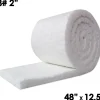 Blanket Insulation: Material: Fiber, Ceramic; Density (Lb./Cu. Ft.): 8; Shape: Roll; Thickness: 2