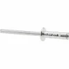 Blind Rivet: Dome Head, Aluminum Body, Steel Mandrel