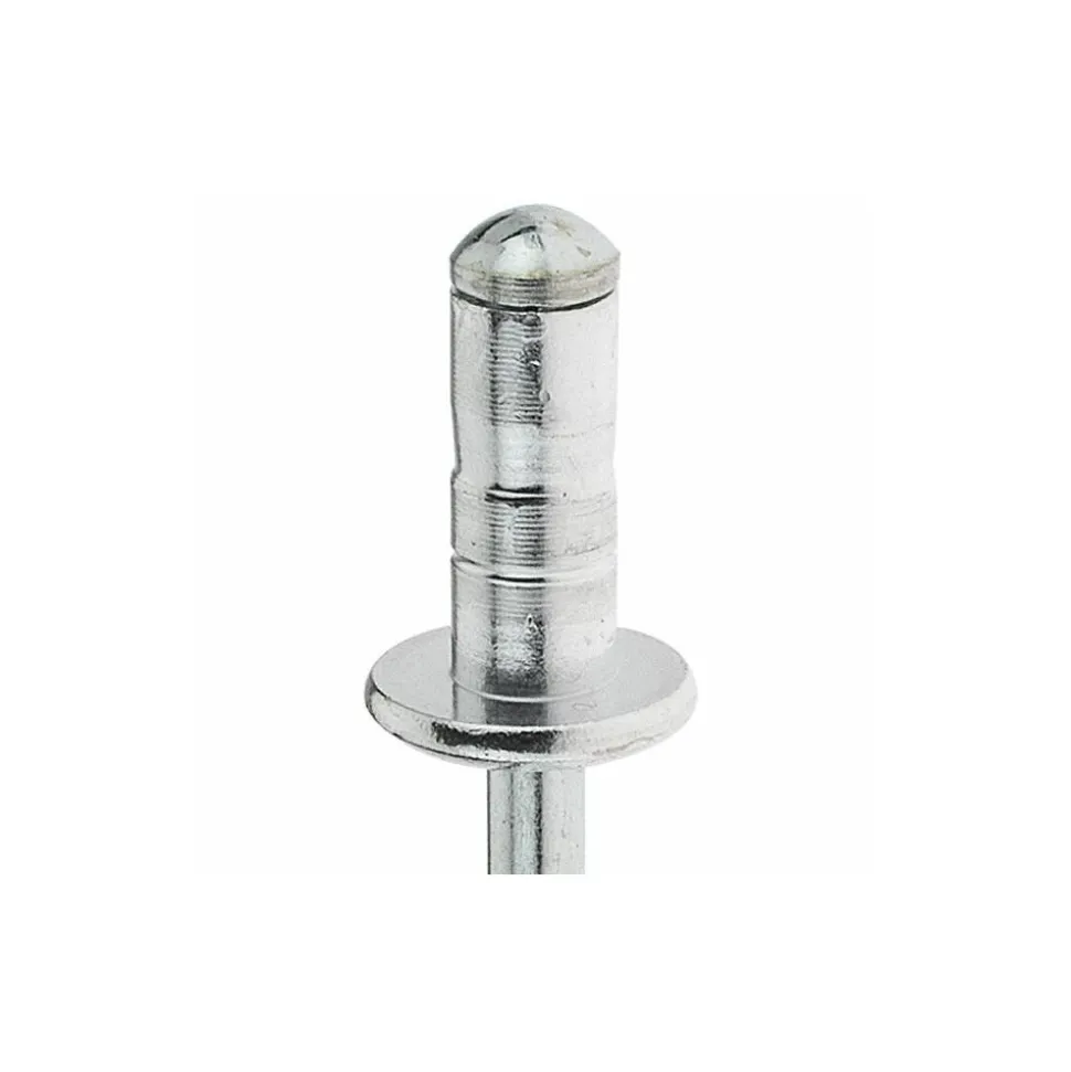 Blind Rivet: Dome Head, Aluminum Body, Steel Mandrel