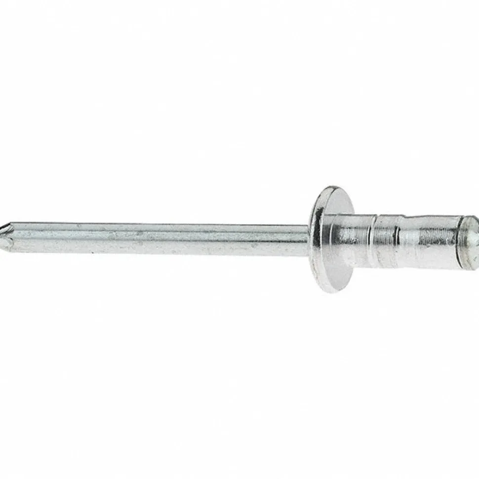 Blind Rivet: Dome Head, Aluminum Body, Steel Mandrel