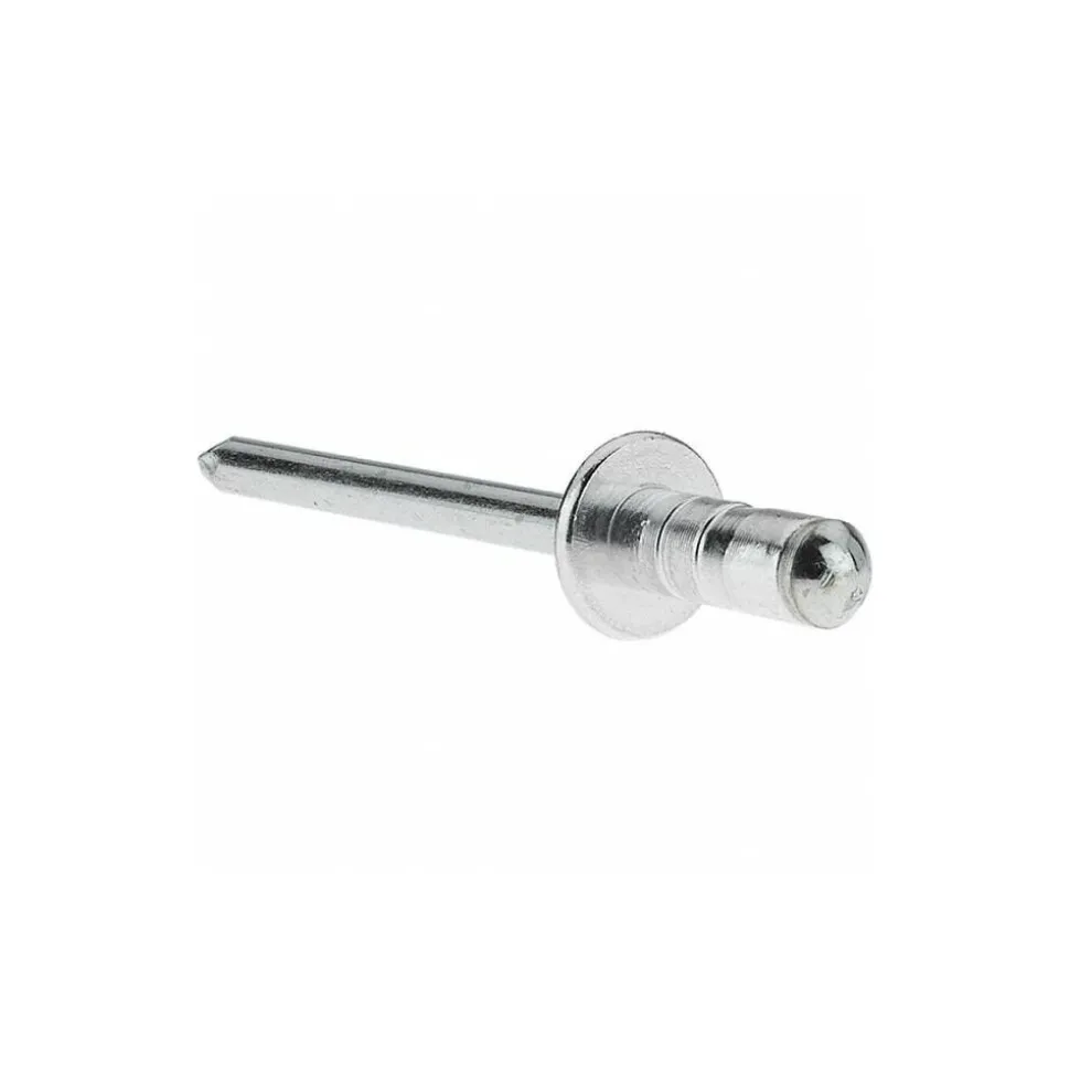 Blind Rivet: Dome Head, Aluminum Body, Steel Mandrel