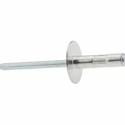 Blind Rivet: Large Flange Head, Aluminum Body, Steel Mandrel