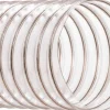 Blower Duct Hose: 4" ID, 17.00 inHg Vac Rating, 11.00 psi, PVC