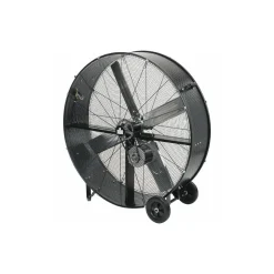 Blower Fan: 15,500 CFM, Belt Drive, Drum Fan