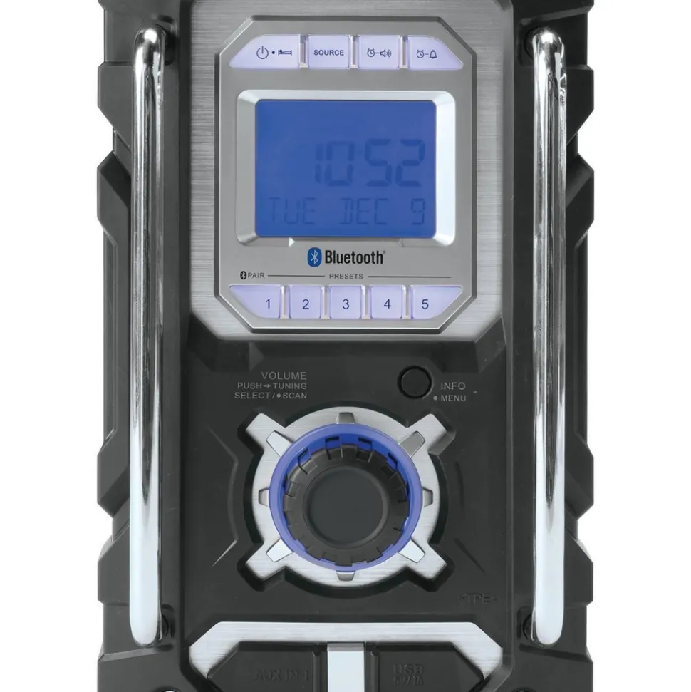 Bluetooth Speaker & Radio & Cordless, Backlight LCD