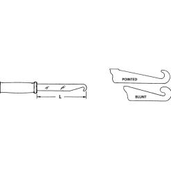 5-7/8" BLUNT HOOK CHIP CHASER