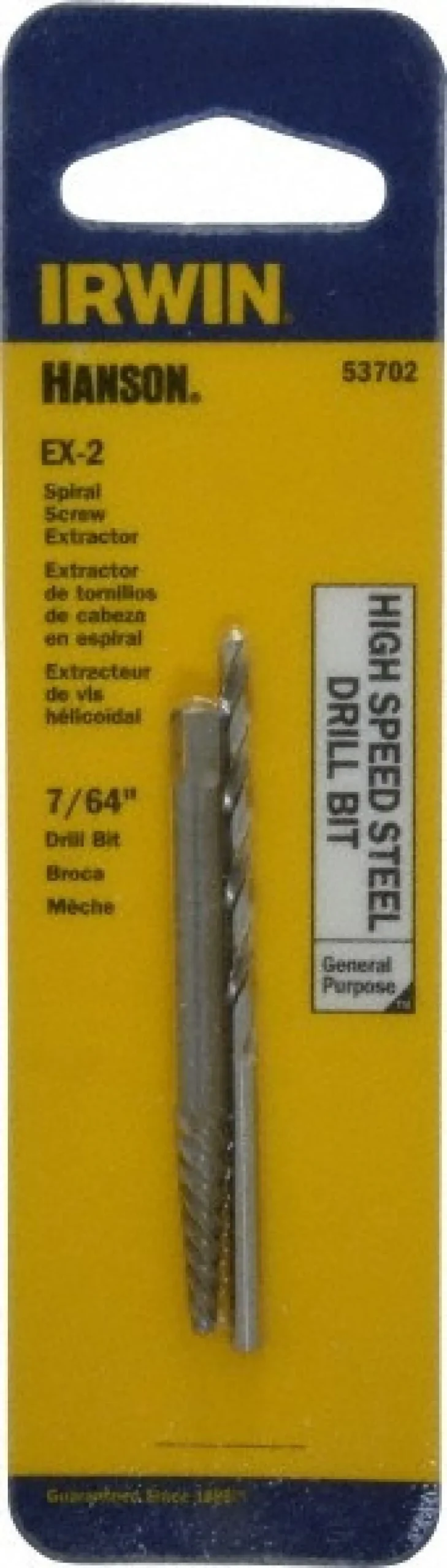 Bolt & Screw Extractor Set: Spiral Flute Screw Extractor & Drill