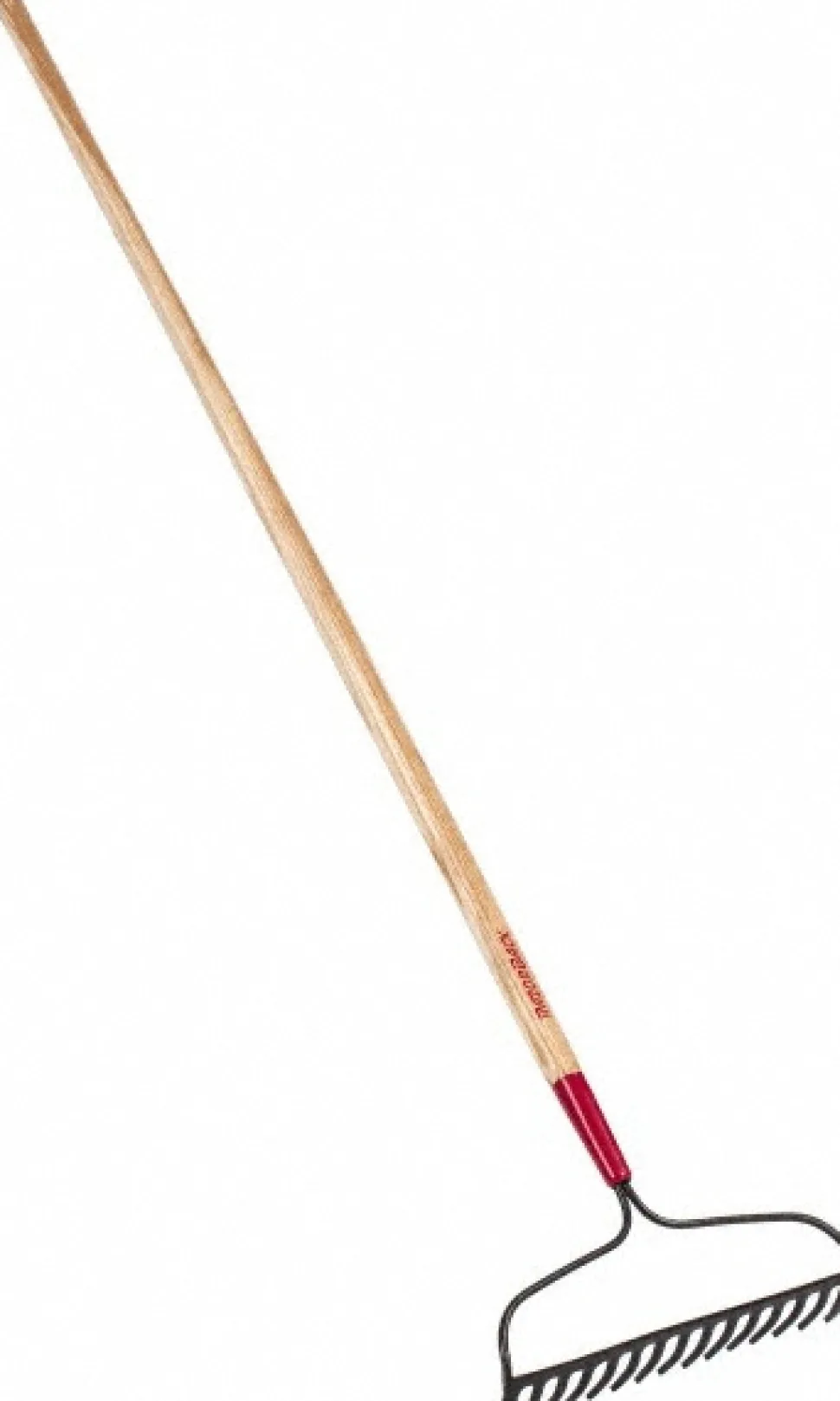 Bow Rake with 66" Straight Wood Handle