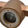 Bronze Body Sight Flow Indicator: 3/8" NPT, 125 psi, Use with Gas & Liquid