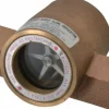 Bronze Body Sight Flow Indicator: 3/4" NPT, 125 psi, Use with Gas & Liquid