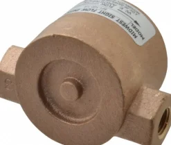 Bronze Body Sight Flow Indicator: 1/4", 125 psi