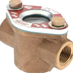 Bronze Body Visi-Flo Sight Flow Indicator: 1/2