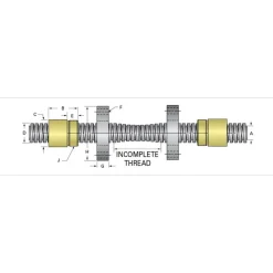 1-1/2-4, Bronze, Right Hand, Precision Acme Nut
