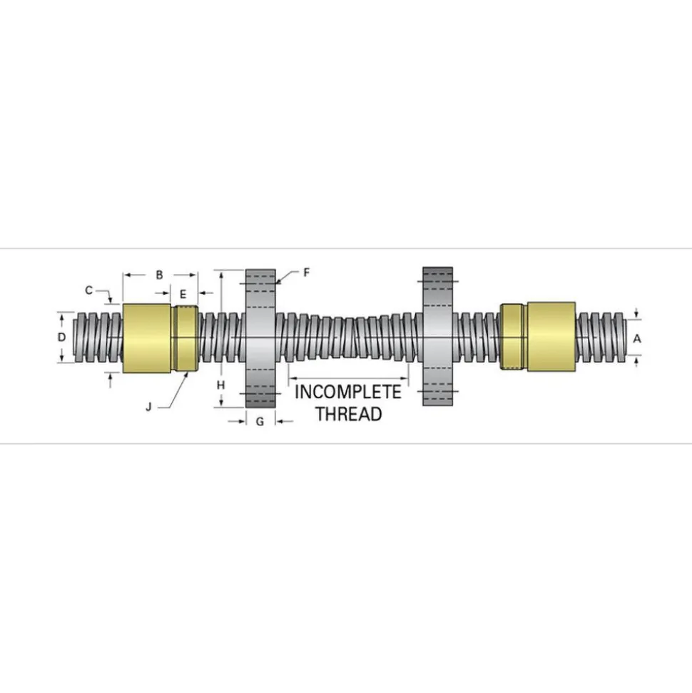 1-1/2-4, Bronze, Right Hand, Precision Acme Nut