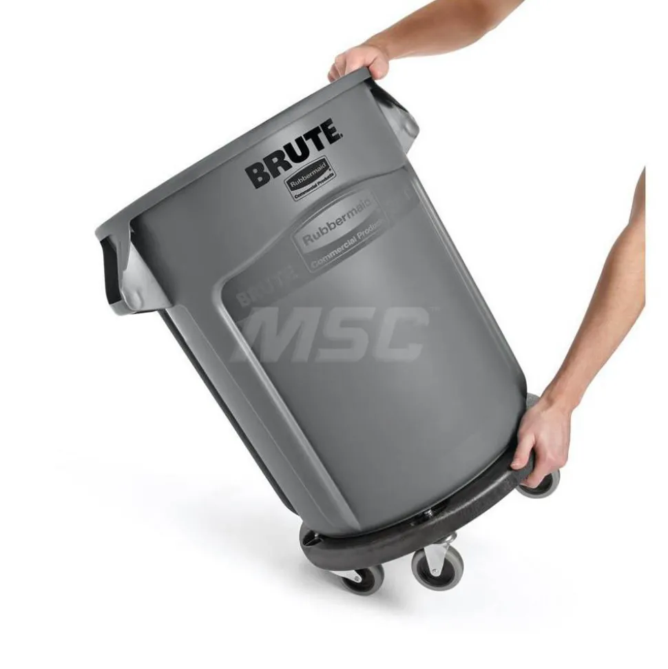 BRUTE Dolly Black Fits 20 Gallon, 32 Gallon, 44 Gallon, & 55 Gallon BRUTE Containers