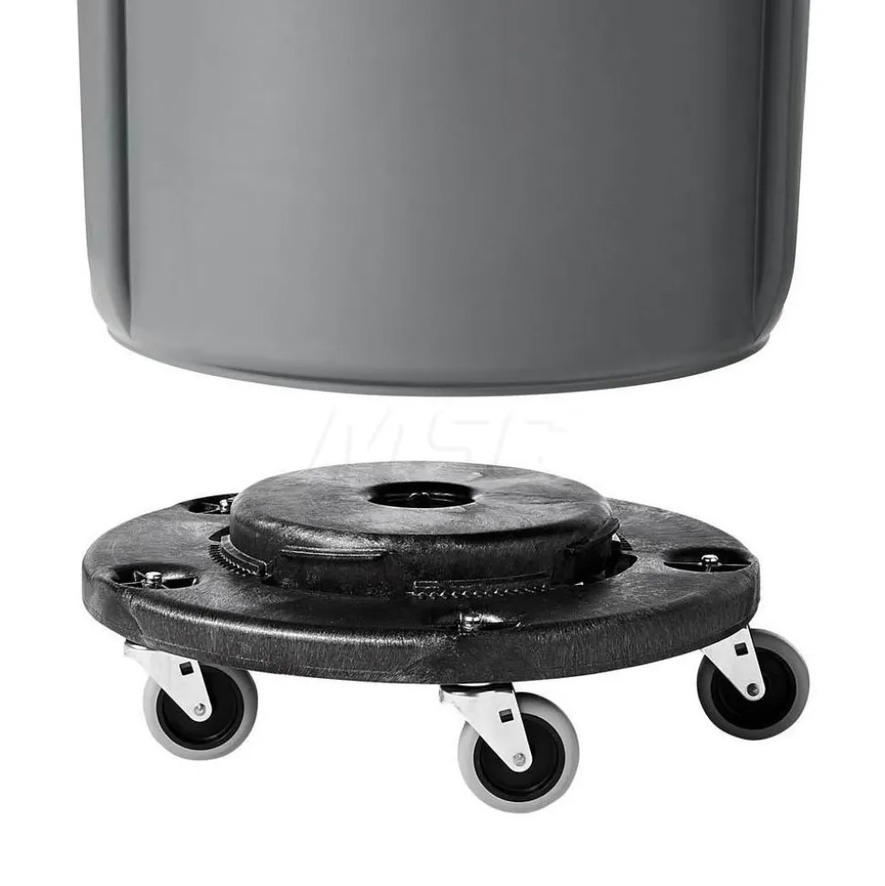 BRUTE Dolly Black Fits 20 Gallon, 32 Gallon, 44 Gallon, & 55 Gallon BRUTE Containers