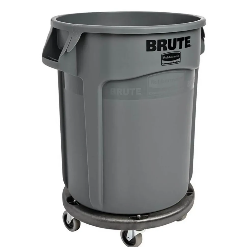 BRUTE Dolly Black Fits 20 Gallon, 32 Gallon, 44 Gallon, & 55 Gallon BRUTE Containers