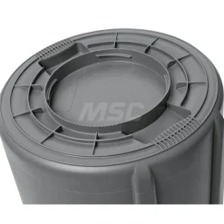 BRUTE 44G Vented Trash Container, Gray