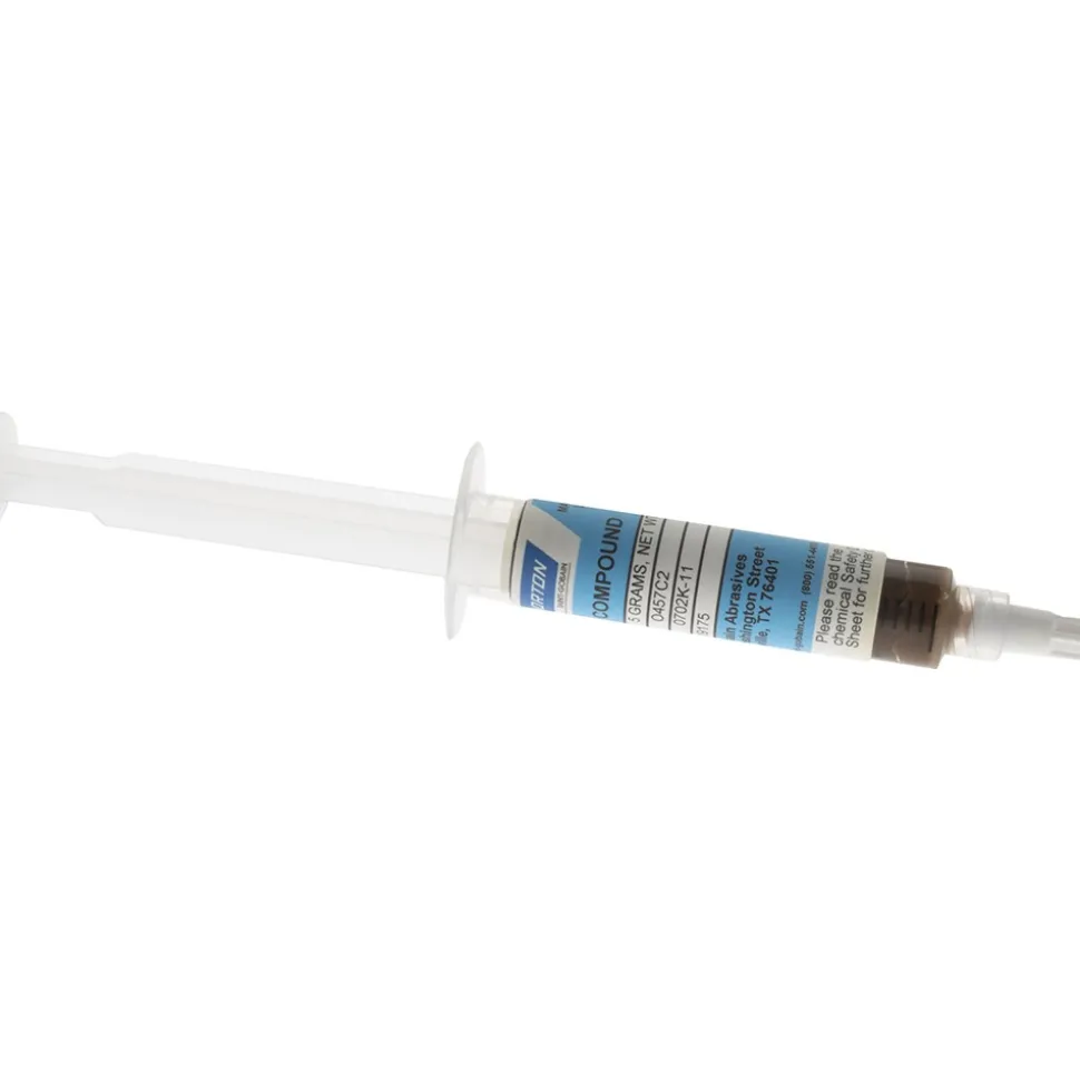 Buffing & Polishing Compound: Diamond Grit, Brown, Fine Grade