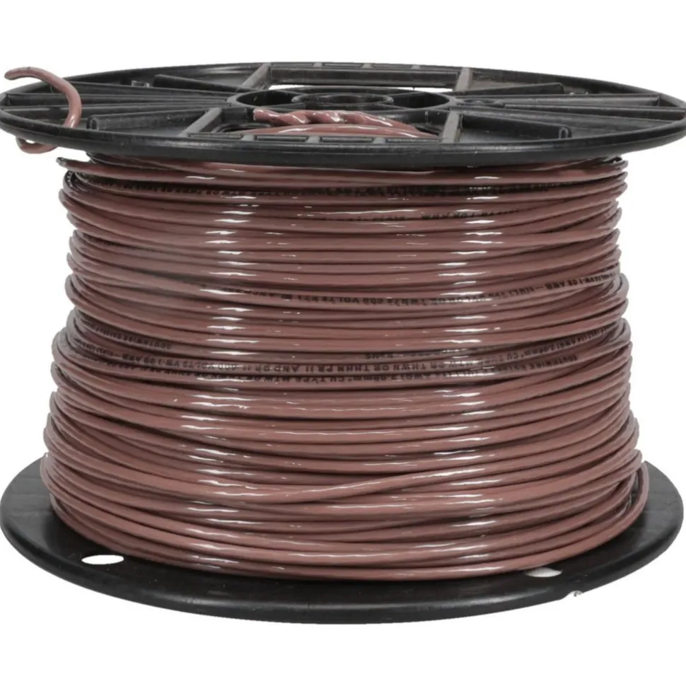 Building Wire: THHN, 14.000 AWG, Nylon, Stranded Core, 500.00' Long