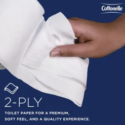 Bulk Toilet Paper: Standard Toilet Paper Rolls, 2-ply, White