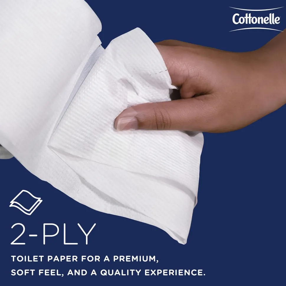 Bulk Toilet Paper: Standard Toilet Paper Rolls, 2-ply, White