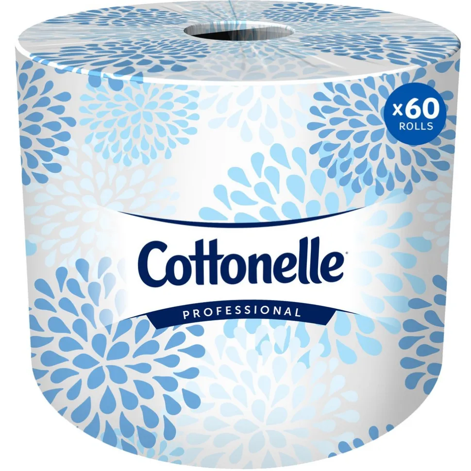 Bulk Toilet Paper: Standard Toilet Paper Rolls, 2-ply, White