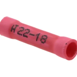 Butt Splice Terminal: Red, 22/18 AWG
