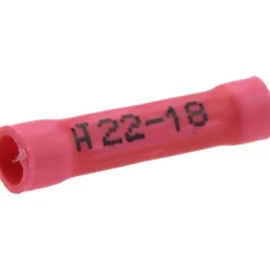 Butt Splice Terminal: Red, 22/18 AWG