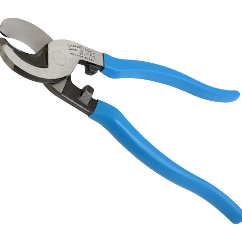 Cable Cutter: Plastic Handle, 9-1/2" OAL