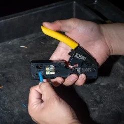 Cable Tools & Kit: 1 Pc, Use on Cat3, Cat5e & Cat6 Cable, Use with CAT3, CAT5e & CAT6 & RJ45 & RJ11/12 Modular Connectors