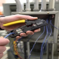 Cable Tools & Kit: 1 Pc, Use on Cat3, Cat5e & Cat6 Cable, Use with CAT3, CAT5e & CAT6 & RJ45 & RJ11/12 Modular Connectors