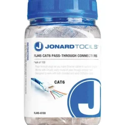 Cable Tools & Kit: 100 Pc, Use with RJ45 Cat6 Pass-Through Connector