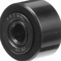 Cam Yoke Roller: Crowned, 0.25" Bore Dia, 7/8" Roller Dia, 0.5" Roller Width, Needle Roller Bearing