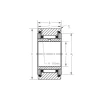 Cam Yoke Roller: Crowned, 17 mm Bore Dia, 40 mm Roller Dia, 21 mm Roller Width, Needle Roller Bearing