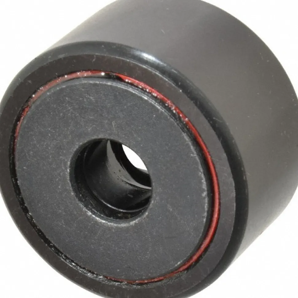 Cam Yoke Roller: Non-Crowned, 0.5" Bore Dia, 1-3/4" Roller Dia, 1" Roller Width, Needle Roller Bearing