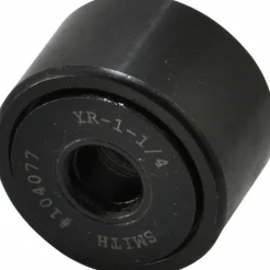 Cam Yoke Roller: Non-Crowned, 0.375" Bore Dia, 1-1/4" Roller Dia, 0.75" Roller Width, Needle Roller Bearing