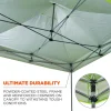 Canopies & Outdoor Shelters: Product Type: Pop-Up Tent; Overall Width: 10 ft; Overall Length: 10.0000 ft; Center Height: 128 in