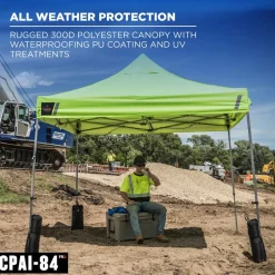 Canopies & Outdoor Shelters: Product Type: Pop-Up Tent; Overall Width: 10 ft; Overall Length: 10.0000 ft; Center Height: 128 in