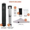Canopies & Outdoor Shelters: Product Type: Pop-Up Tent; Overall Width: 10 ft; Overall Length: 10.0000 ft; Center Height: 128 in