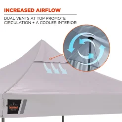 Canopies & Outdoor Shelters: Product Type: Pop-Up Tent; Overall Width: 10 ft; Overall Length: 10.0000 ft; Center Height: 128 in