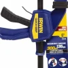 Carbon Steel Bar Clamp: 6" Capacity, 3-3/16" Throat Depth, 300 lb Clamp Pressure